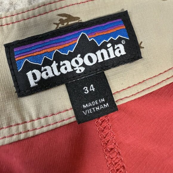 Patagonia Red Board Shorts - Picture 4 of 6